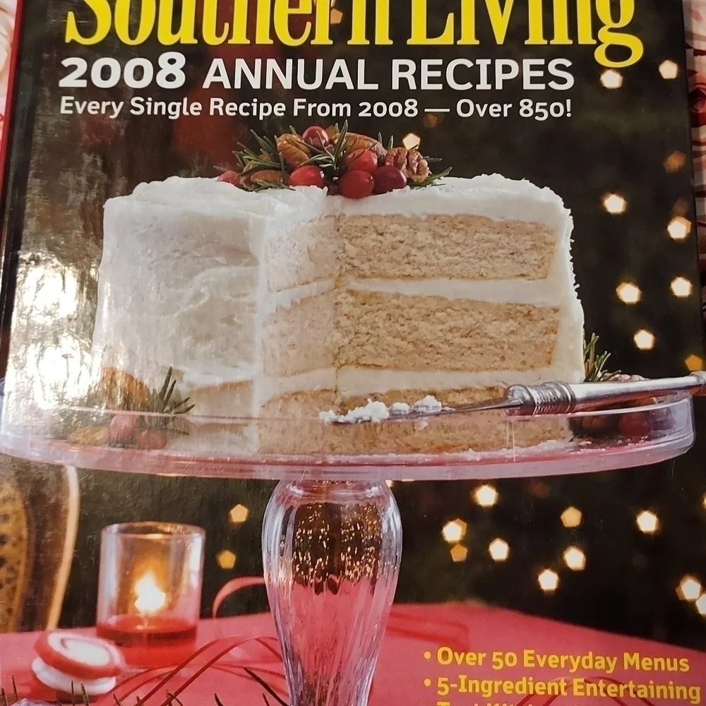 Southern living cookbooks 2008 and 2009 annual recipes